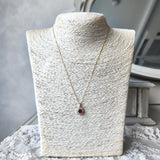 【お値下げ】天然ルビー 天然ダイヤモンド ネックレス