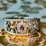 天然アレキサンドライト 天然ダイヤモンド リング