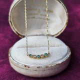 天然パライバトルマリン 天然ダイヤモンド ネックレス 18金