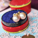 【さくらパール】夜桜 18金ピアス