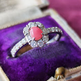 天然コンクパール 天然ダイヤモンド リング