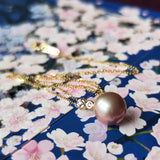 【再入荷しました!】さくらパール 葉桜 ネックレス