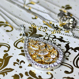 【お値下げ】天然ローズカットダイヤモンド ネックレス