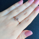 【ローズカット】天然ブラウンダイヤモンド リング