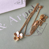 Van Cleef & Arpels ヴァンクリーフ&アーペル フリヴォル ミニ ネックレス ダイヤモンド 18金
