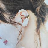 【お値下げ】イヤーカフ 天然アレキサンドライト 天然ロイヤルブルームーンストーン 天然ローズカットダイヤモンド 新品