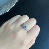 天然アレキサンドライト 天然ダイヤモンド リング