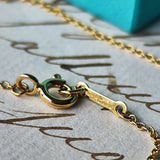 TIFFANY &Co ティファニー ダブルループネックレス 18金YG