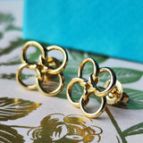 TIFFANY &Co ティファニー クアドロフォリオ 18金ピアス