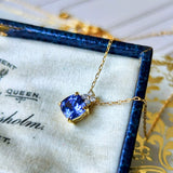 【お値下げ】天然タンザナイト 天然ダイヤモンド ネックレス