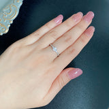 【お値下げ】Dカラー 天然ダイヤモンドリング 0.391ct