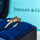 TIFFANY&Co ティファニー ノットリング 18金PG 12号