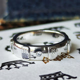 HARRY WINSTON ハリーウィンスト ダブルロゴリング ダイヤモンド K18WG