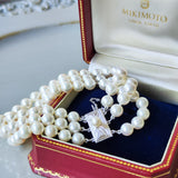 MIKIMOTO ミキモト あこや真珠 3連ブレスレット