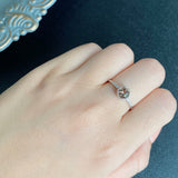 天然アンダリュサイト 天然ダイヤモンド リング