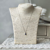 天然サファイア 天然ダイヤモンド ネックレス