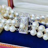 MIKIMOTO ミキモト あこや真珠 3連ブレスレット