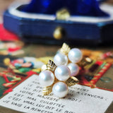 MIKIMOTO ミキモト あこや真珠 ヴィンテージイヤリング