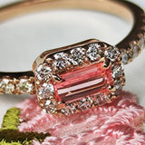 【お値下げ】天然ヴェイリネナイト 天然ダイヤモンド リング