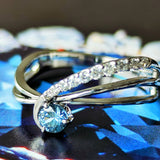 【カンチャナブリ産】天然サファイア 天然ダイヤモンド リング