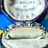 天然コバルトブルースピネル 天然ダイヤモンド リング