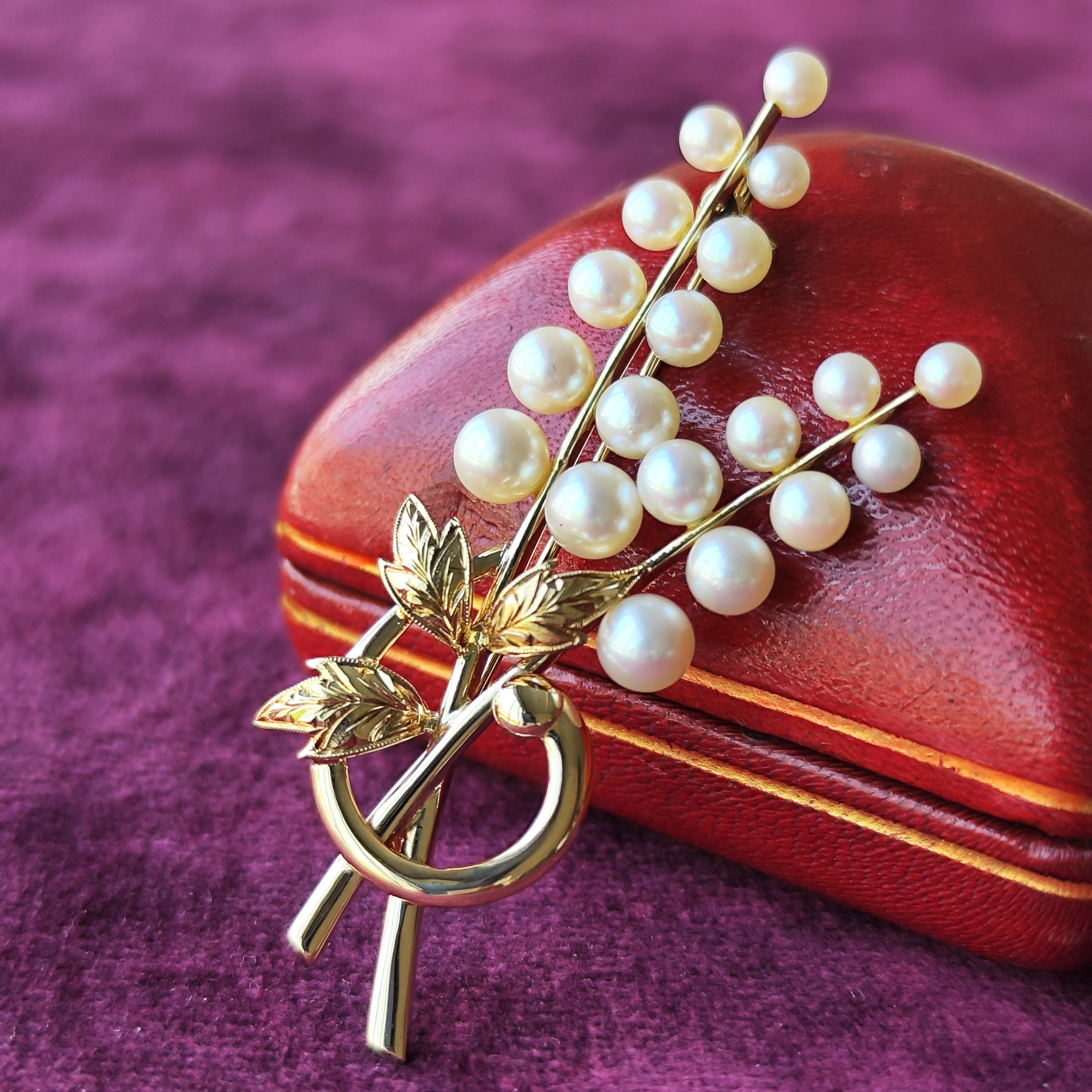 MIKIMOTO ミキモト あこや真珠 ヴィンテージ ブローチ – Mico宝飾店