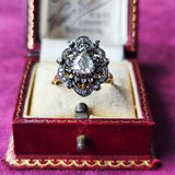 アンティーク ダッチローズカットダイヤモンド リング