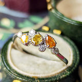 【カラーダイヤ】天然ダイヤモンド リング