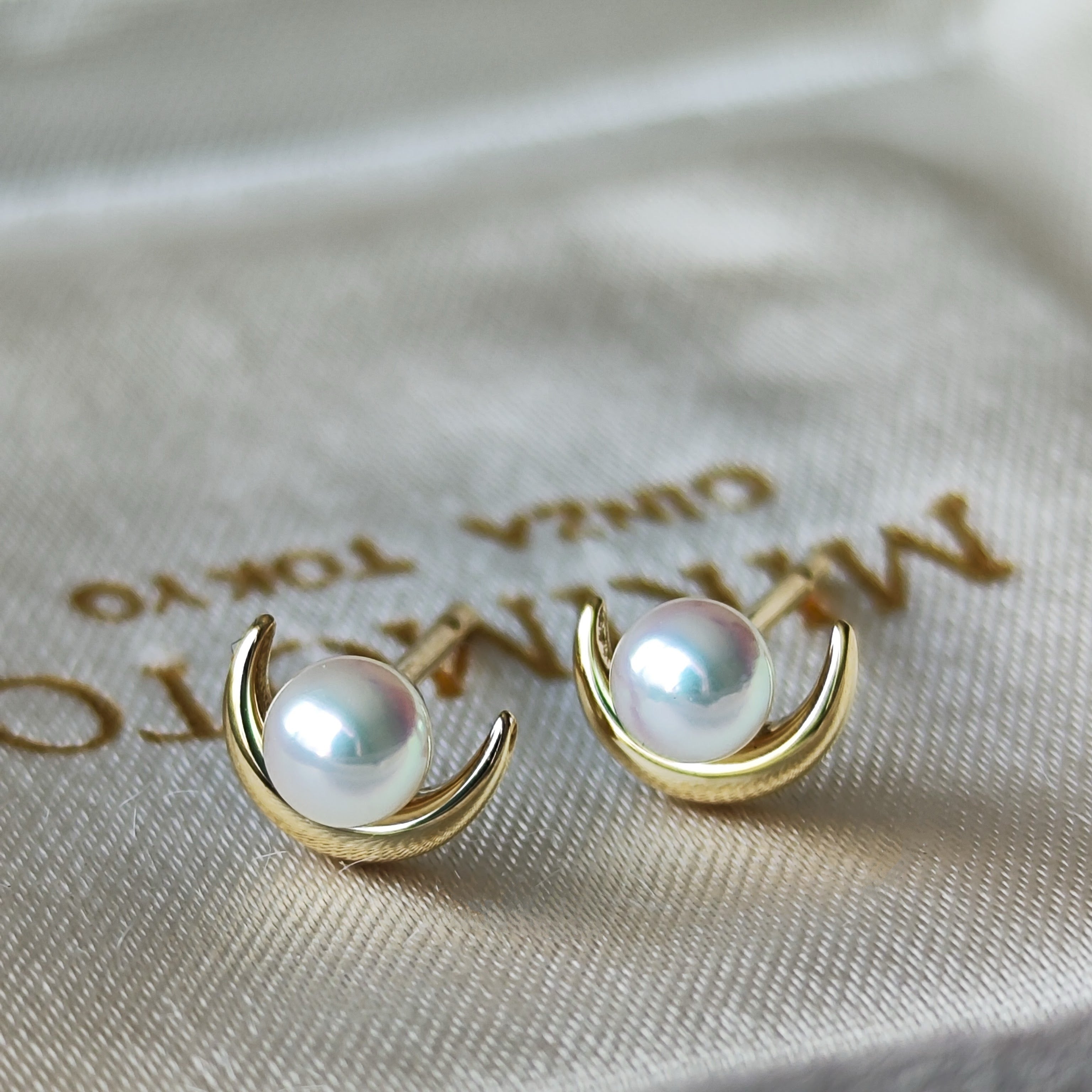 最先端 ミキモト MIKIMOTO あこや Mico宝飾店 – 18金ピアス ベビーパール アクセサリー