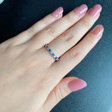 天然コバルトブルースピネル 天然ダイヤモンド リング