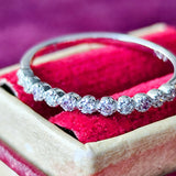 【ピンクダイヤ】天然ダイヤモンド ハーフエタニティリング