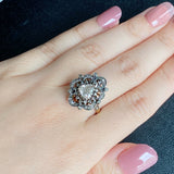 アンティーク ダッチローズカットダイヤモンド リング