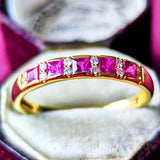 天然ルビー 天然ダイヤモンド リング