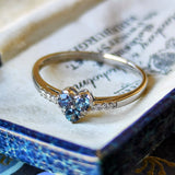 【お値下げ】天然アレキサンドライト 天然ダイヤモンド リング