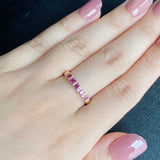 天然ルビー 天然ダイヤモンド リング