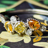 【カラーダイヤ】天然ダイヤモンド リング