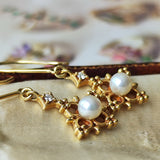 【お値下げ】TASAKI 田崎真珠 あこやベビーパール 天然ダイヤモンド ピアス