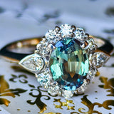 【大粒 1.346ct】天然アレキサンドライト 天然ダイヤモンド リング