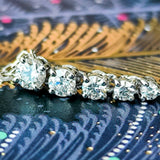 MIKIMOTO ミキモト ダイヤモンド グラデーションネックレス 18金WG