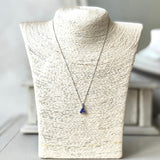 天然タンザナイト 天然ダイヤモンド ネックレス