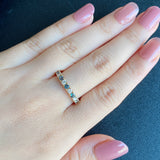 天然アレキサンドライト 天然ダイヤモンド リング