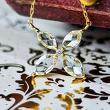 【ローズカット】天然ダイヤモンド ネックレス