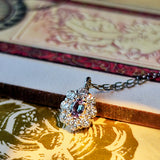 天然アレキサンドライト 天然ダイヤモンド プラチナネックレス