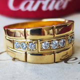 【Vintage Cartier】カルティエ パンテール オリアンヌ ダイヤモンドリング 18金YG リング
