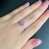 【お値下げ】天然スタールビー 天然ダイヤモンド リング