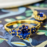 【お値下げ】2点セット 天然サファイア リングとペンダントトップ