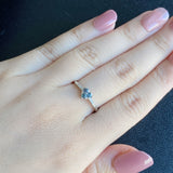 【お値下げ】天然アレキサンドライト 天然ダイヤモンド リング