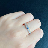 【幻のサファイア ヨーゴ渓谷】天然サファイア 天然ダイヤモンド リング 非加熱