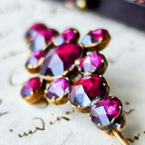 【幻の宝石】ペルピニャンガーネット フランスアンティーク ブローチ