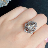 アンティーク ダッチローズカットダイヤモンド リング